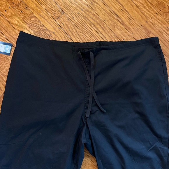 life Uniform Scrub bottoms draw string black size XXXL - Picture 2 of 6
